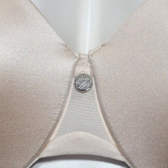 38DD Just My Size JMS MJ1207 Perfect Shape T-Shirt Underwire‎ Bra Beige NWT - Picture 2 of 8